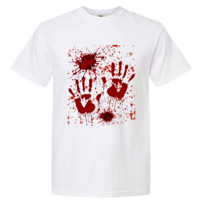 Help Bloody Halloween Costume Blood Matching Garment-Dyed Heavyweight T-Shirt