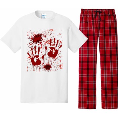 Help Bloody Halloween Costume Blood Matching Pajama Set