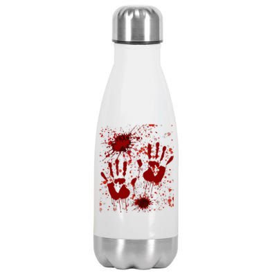 Help Bloody Halloween Costume Blood Matching Stainless Steel Insulated Water Bottle