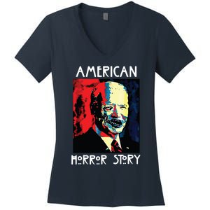 Halloween Biden Women's V-Neck T-Shirt