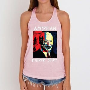 Halloween Biden Women's Knotted Racerback Tank