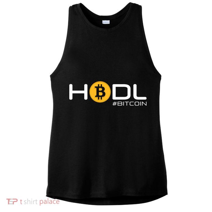Hodl Bitcoin Ladies PosiCharge Tri-Blend Wicking Tank