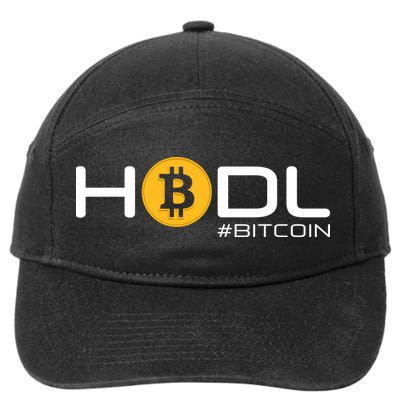 Hodl Bitcoin 7-Panel Snapback Hat