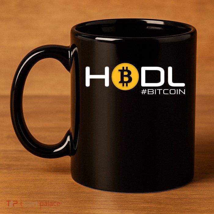 Hodl Bitcoin 11oz C Handle Ceramic Mug