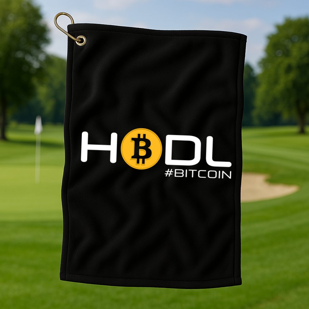 Hodl Bitcoin Golf Towel