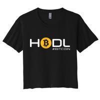 Hodl Bitcoin Women's Crop Top Tee