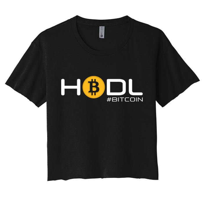 Hodl Bitcoin Women's Crop Top Tee