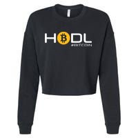 Hodl Bitcoin Cropped Pullover Crew