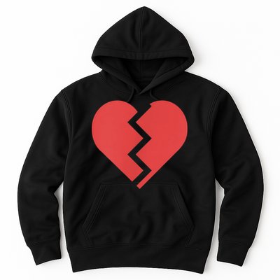 Heartbreak Broken Heart Graphic Print Chic Stylish Fashion Hoodie