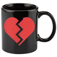 Heartbreak Broken Heart Graphic Print Chic Stylish Fashion 11oz C Handle Ceramic Mug