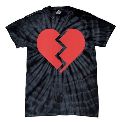 Heartbreak Broken Heart Graphic Print Chic Stylish Fashion Tie-Dye T-Shirt