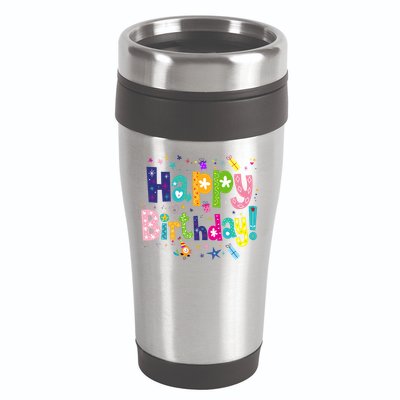 Happy Birthday 16oz Travel Tumbler
