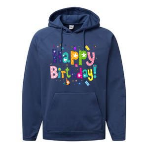 Happy Birthday Performance Fleece Hoodie