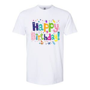 Happy Birthday Softstyle CVC T-Shirt