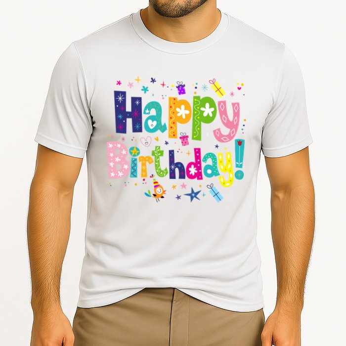 Happy Birthday Cooling Performance Crew T-Shirt