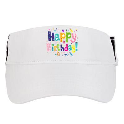 Happy Birthday Adult Drive Performance Visor