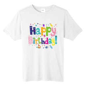 Happy Birthday Tall Fusion ChromaSoft Performance T-Shirt