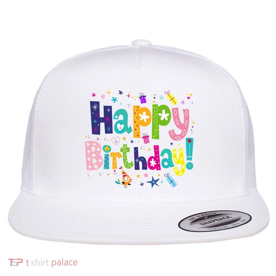 Happy Birthday Flatbill Hat