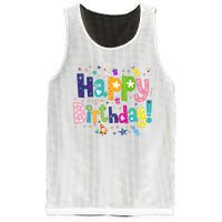 Happy Birthday Mesh Reversible Basketball Jersey Tank