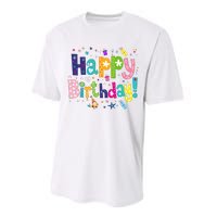 Happy Birthday Performance Sprint T-Shirt