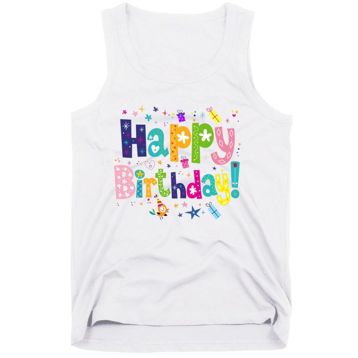 Happy Birthday Tank Top