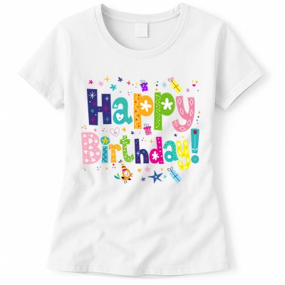 Happy Birthday Womens T-Shirt