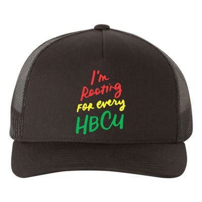 HBCU Black History Month Im Rooting For Every HBCU Yupoong Adult 5-Panel Trucker Hat