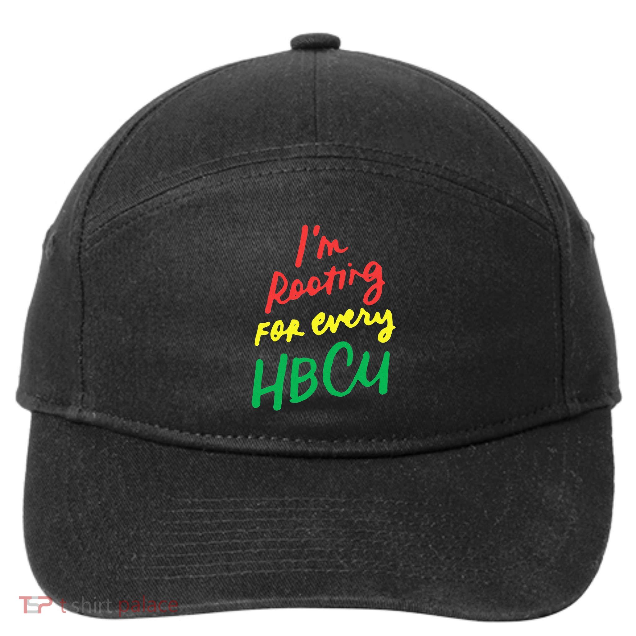 HBCU Black History Month Im Rooting For Every HBCU 7-Panel Snapback Hat