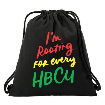 HBCU Black History Month Im Rooting For Every HBCU Drawstring Bag