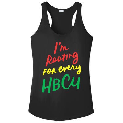 HBCU Black History Month Im Rooting For Every HBCU Ladies PosiCharge Competitor Racerback Tank