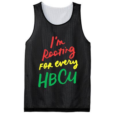 HBCU Black History Month Im Rooting For Every HBCU Mesh Reversible Basketball Jersey Tank