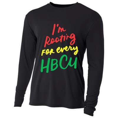 HBCU Black History Month Im Rooting For Every HBCU Cooling Performance Long Sleeve Crew