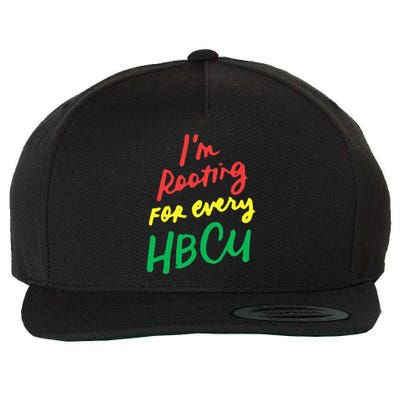 HBCU Black History Month Im Rooting For Every HBCU Wool Snapback Cap