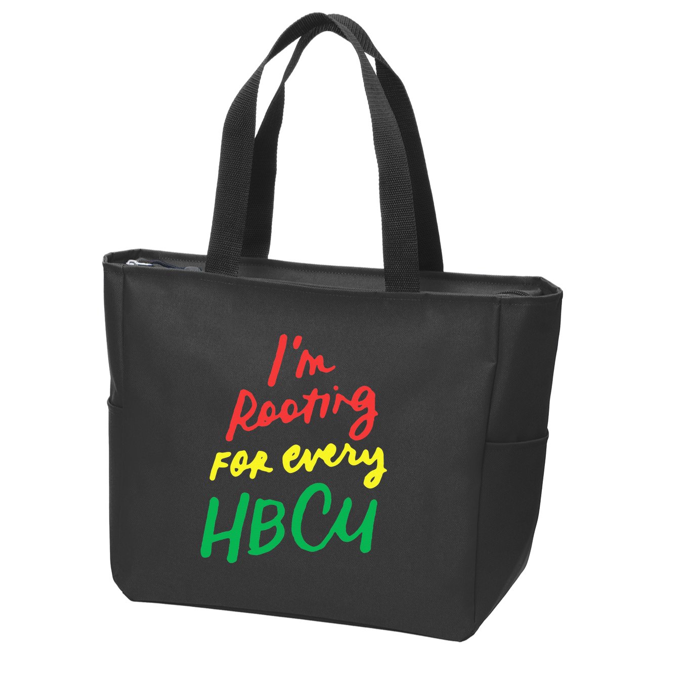 HBCU Black History Month Im Rooting For Every HBCU Zip Tote Bag