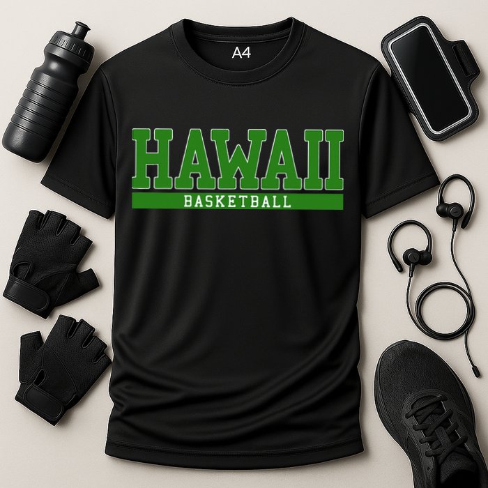 Hawaii Basketball Cooling Performance Crew T-Shirt