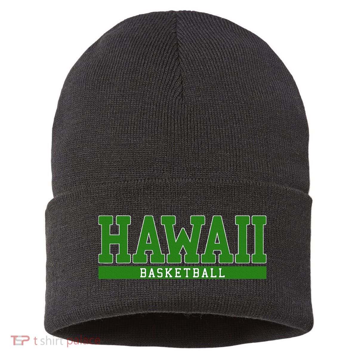 Hawaii Basketball Sustainable Knit Beanie