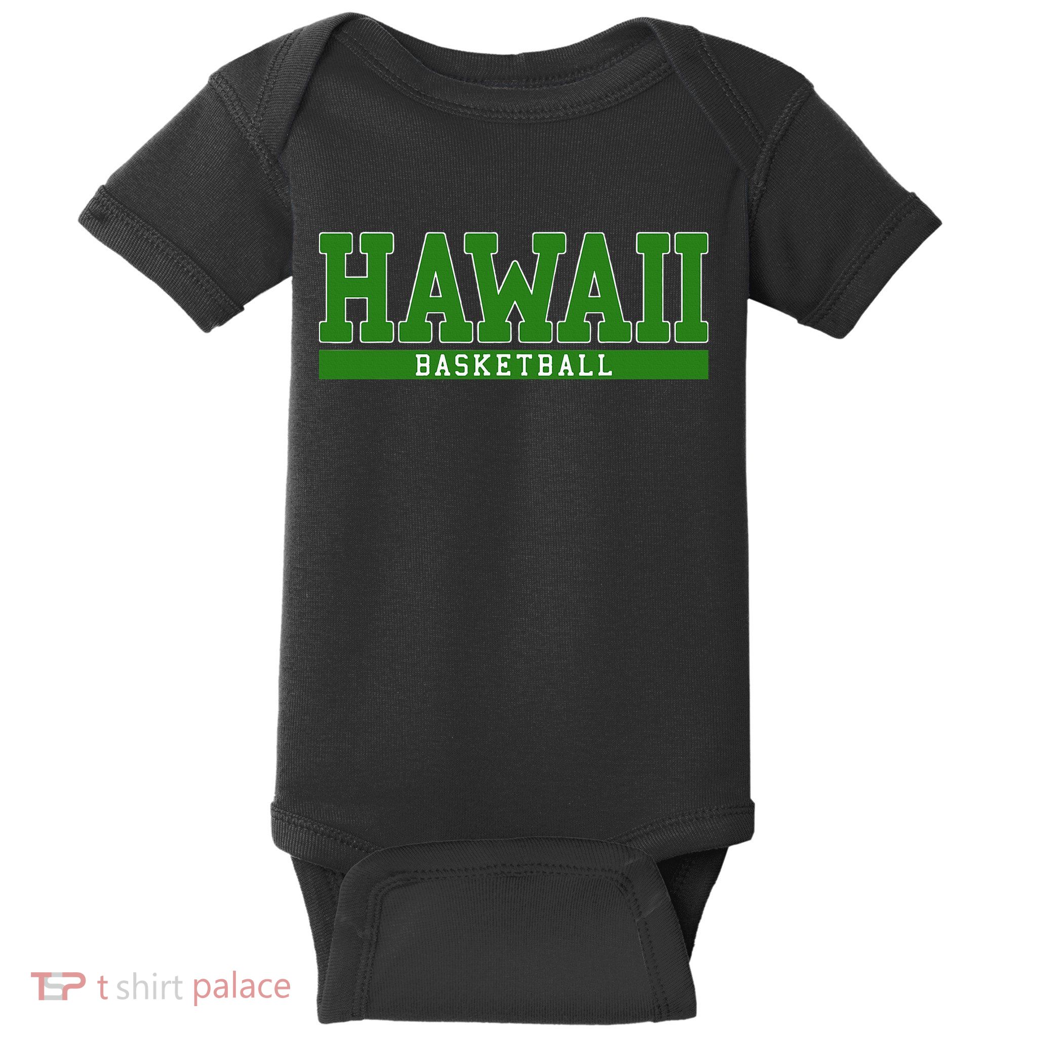 Hawaii Basketball Baby Bodysuit