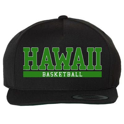 Hawaii Basketball Wool Snapback Cap