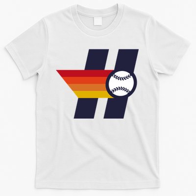Houston Baseball H Retro Vintage T-Shirt
