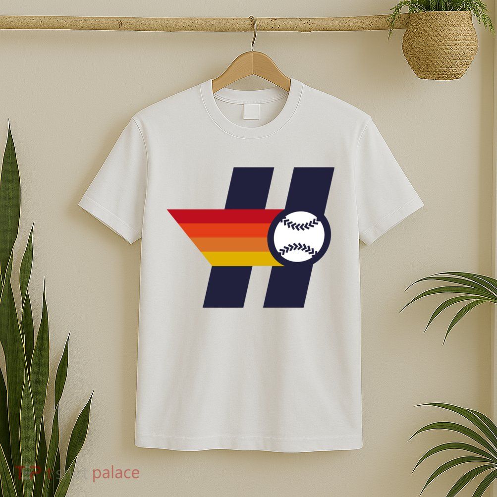 Houston Baseball H Retro Vintage T-Shirt