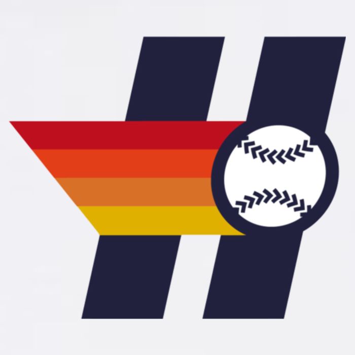 Houston Baseball H Retro Vintage Button