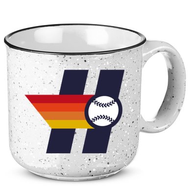 Houston Baseball H Retro Vintage 15oz Campfire Ceramic Mug
