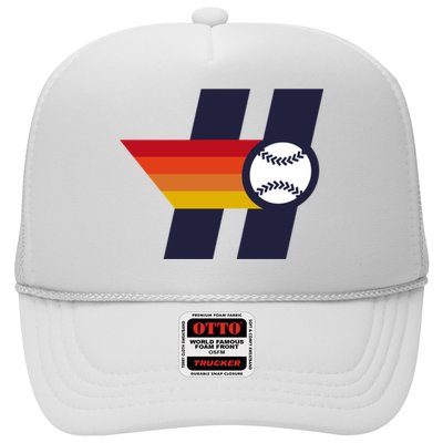 Houston Baseball H Retro Vintage Trucker Hat