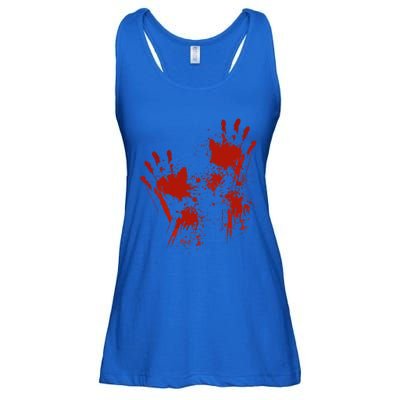 Halloween Blood Hands Costume Zombie Outfit Ladies Essential Flowy Tank