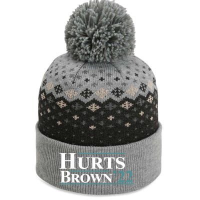 Hurts Brown'22 The Baniff Cuffed Pom Beanie