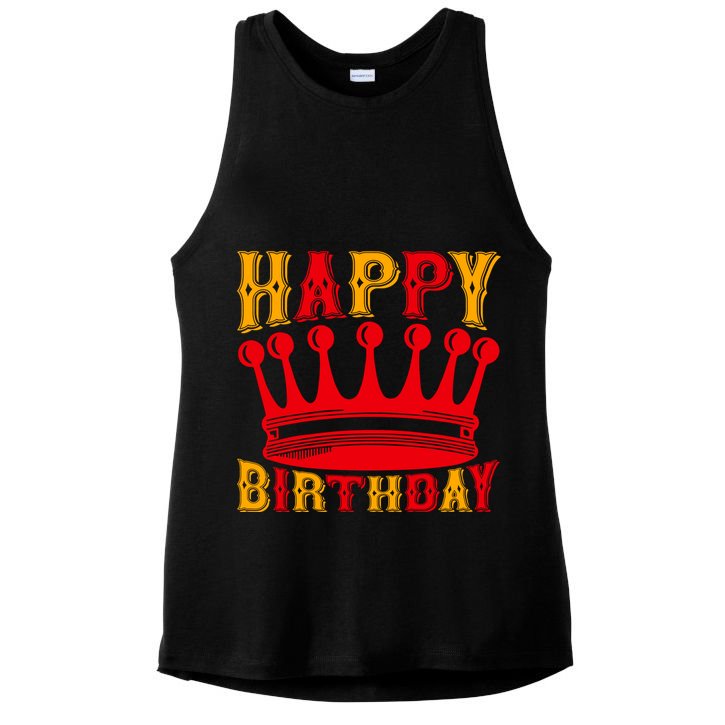 Happy Birthday Ladies PosiCharge Tri-Blend Wicking Tank