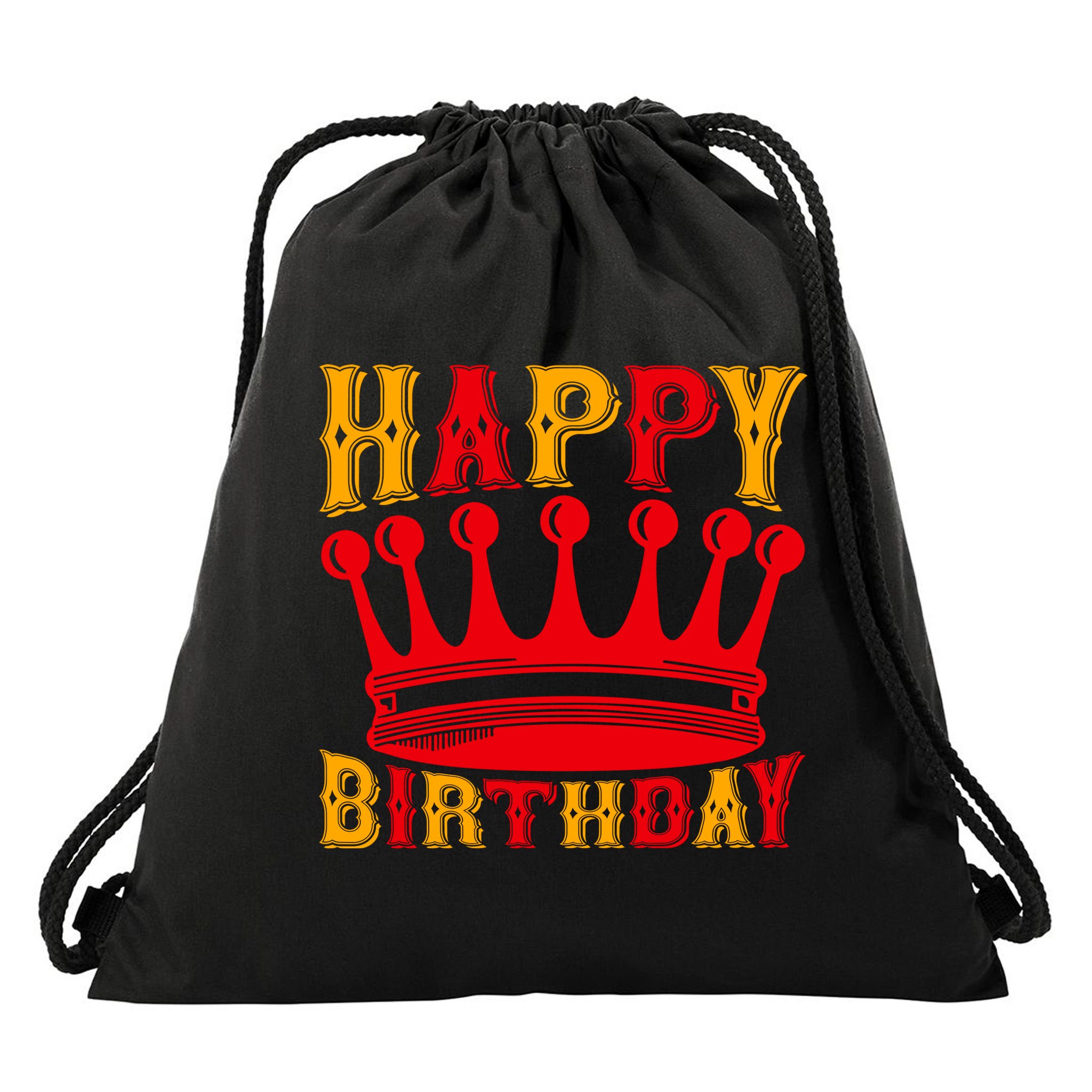 Happy Birthday Drawstring Bag