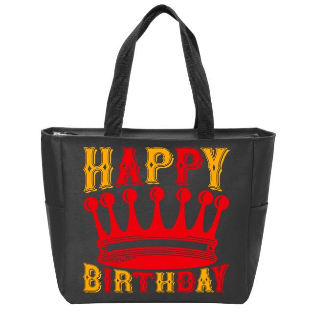 Happy Birthday Zip Tote Bag