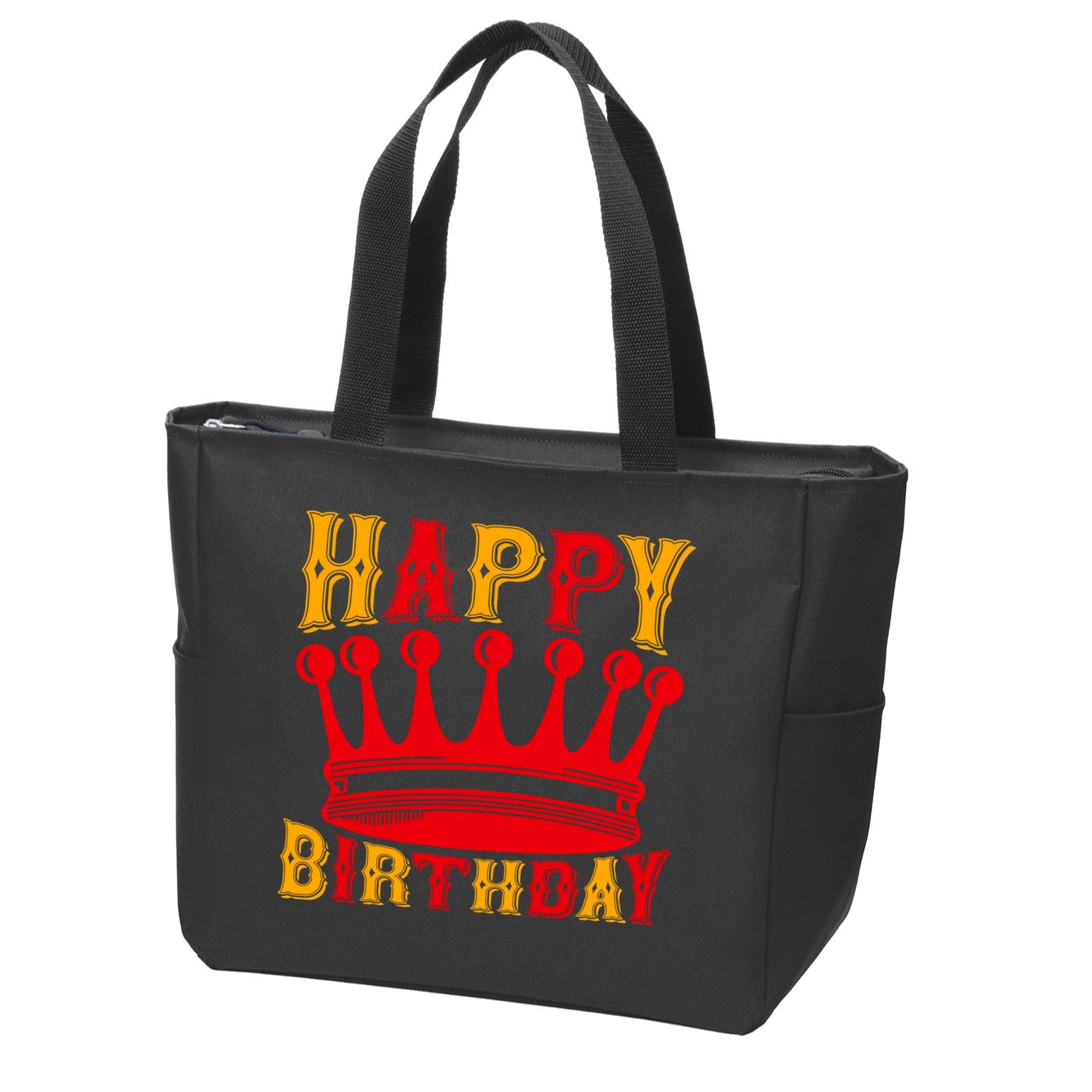 Happy Birthday Zip Tote Bag