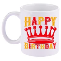 Happy Birthday 11oz C Handle Ceramic Mug